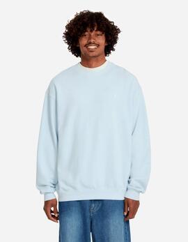 Sudadera VOLCOM Crew SINGLE STONE - Light Blue Acid