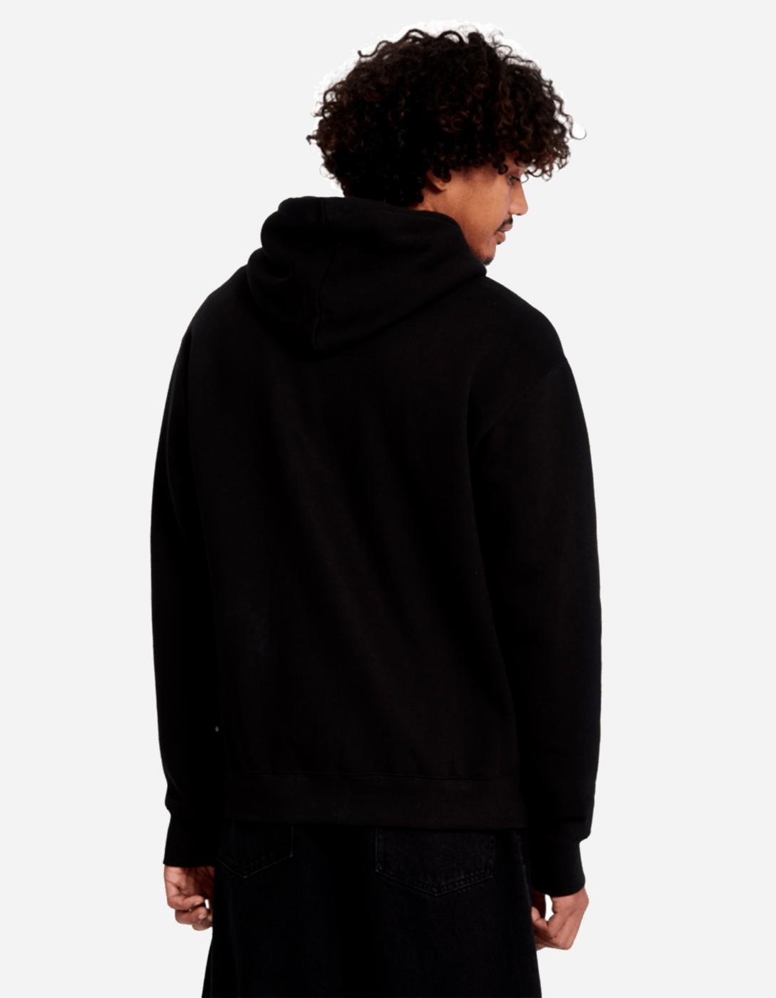 Sudadera Cap. Abierta SINGLE STONE - Black