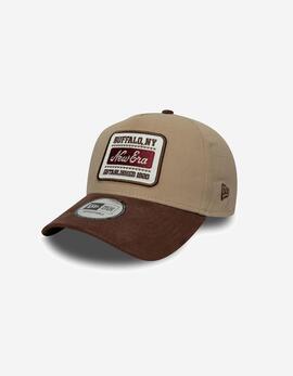 Gorra 940 NEW ERA NE PATCH SUEDE EFRAME - Beige