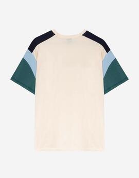 Camiseta KAOTIKO OTTAWA - Ivory/Navy/Sky/Heura