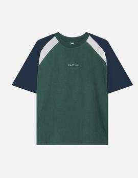 Camiseta KAOTIKO CROPPED LENNOX - Heura/Marino