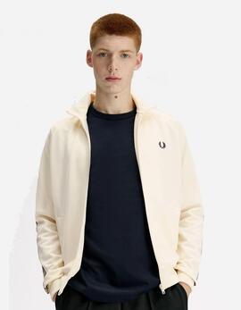 Chaqueta FRED PERRY J5557 - Ecru/Navy/Seagrass