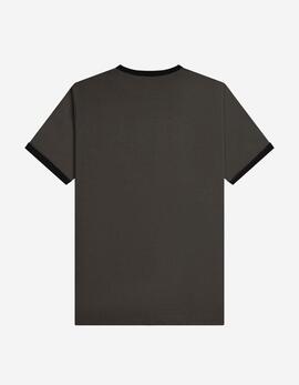 Camiseta FRED PERRY M3519 - Field Green/Black