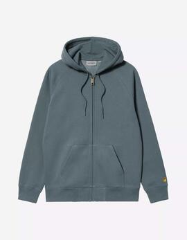 Sud. Cap. Abierta HOODED CHASE - Cozy Blue / Gold