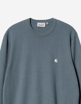 Jersey MADISON - Velvet Blue / White