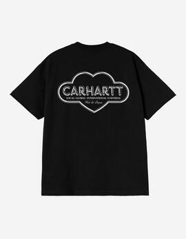 Camiseta CARHARTT WIP CLOUD HEART - Black