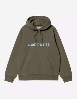 Sudadera Cap. CARHARTT WIP SWEAT - Leaf / Tourmaline