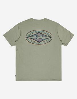 Camiseta BILLABONG DIAMOND VISION - Grey Green