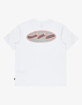 Camiseta BILLABONG CRAYON WAVE - White