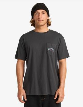 Camiseta BILLABONG STACKED ARCH PKT - Washed Black
