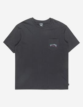 Camiseta BILLABONG STACKED ARCH PKT - Washed Black