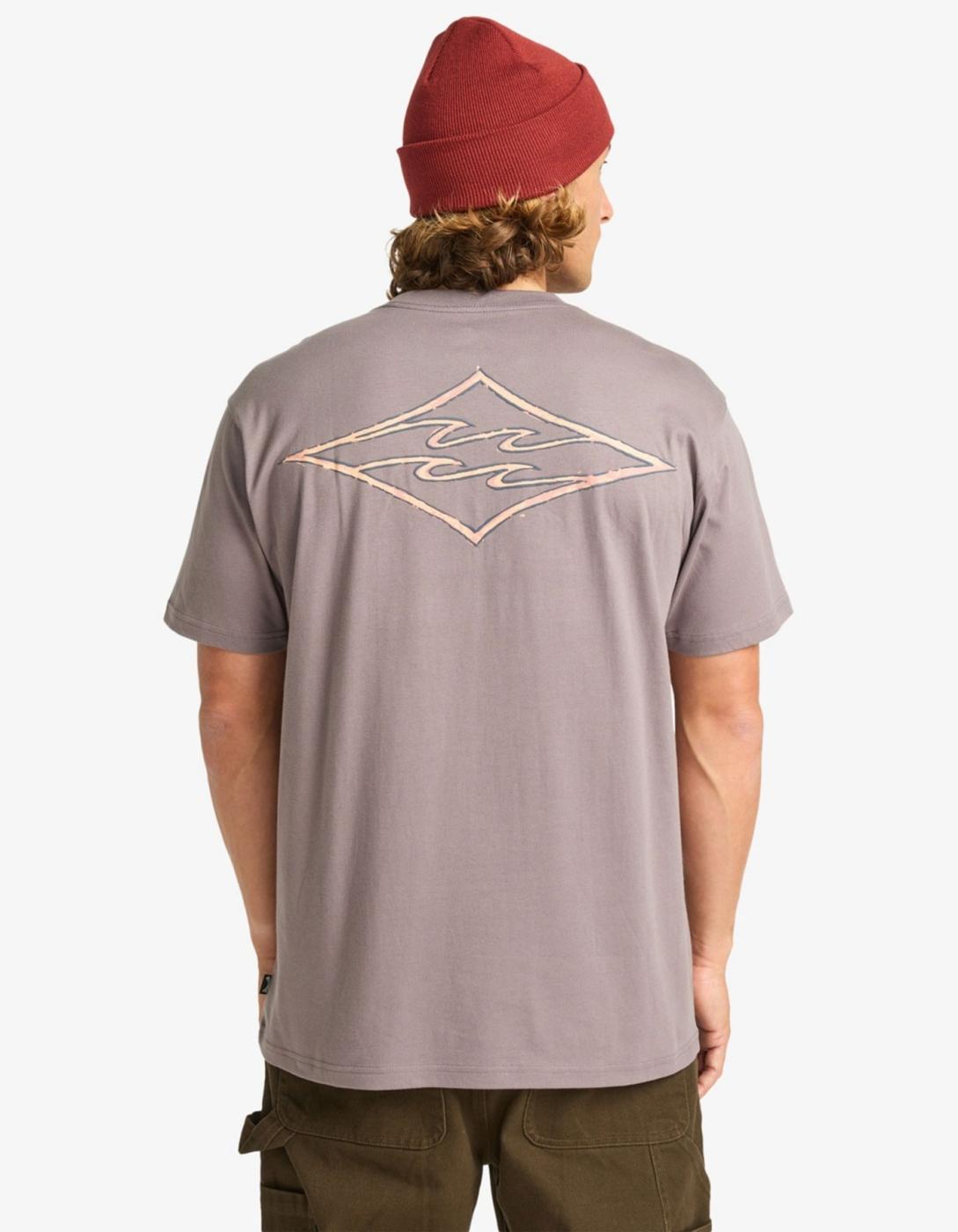Camiseta BILLABONG CRAYON WAVE - Dusty Purple