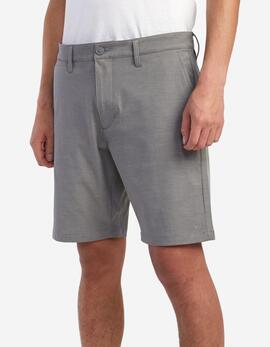 Bermuda RVCA BACK IN HYBRID - Athletic Heathe