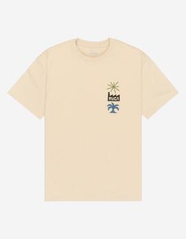 Camiseta RVCA MIRAGE - Moonbeam