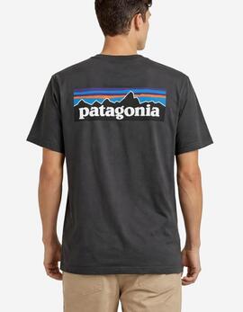 Camiseta PATAGONIA P-6 LOGO - Ink Black