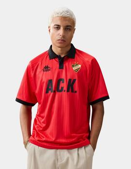 Polo KAPPA AUTHENTIC SLOAN - Red Md Coral/Black