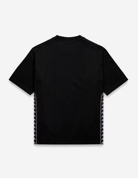 Camiseta KAPPA BANDA SKYLER - Black/Pink Prism/White