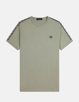 Camiseta FRED PERRY M4613 - Seagrass/Navy