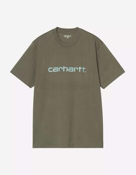 Camiseta CARHARTT WIP SCRIPT - Leaf / Tourmaline