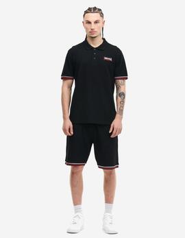 Bermuda LONSDALE CHILLINGHAM - Black/White/Red